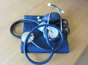 Stetoskopas ant stalo