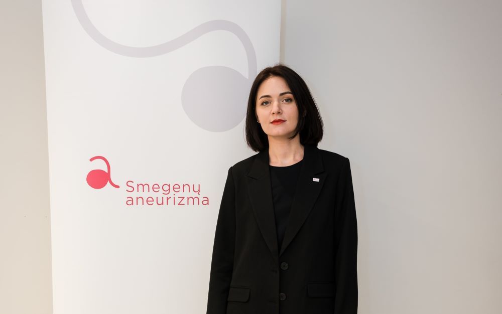 VšĮ „Smegenų aneurizmos fondas“ vadovė Arūnė Simanavičienė