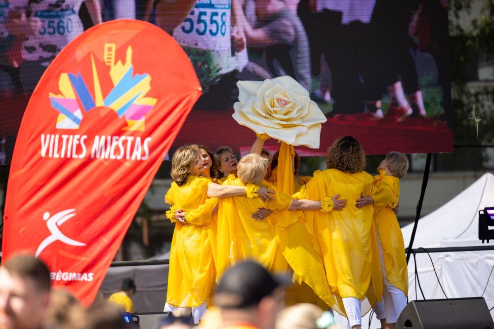 Vilties bėgimo 2024 akimirka