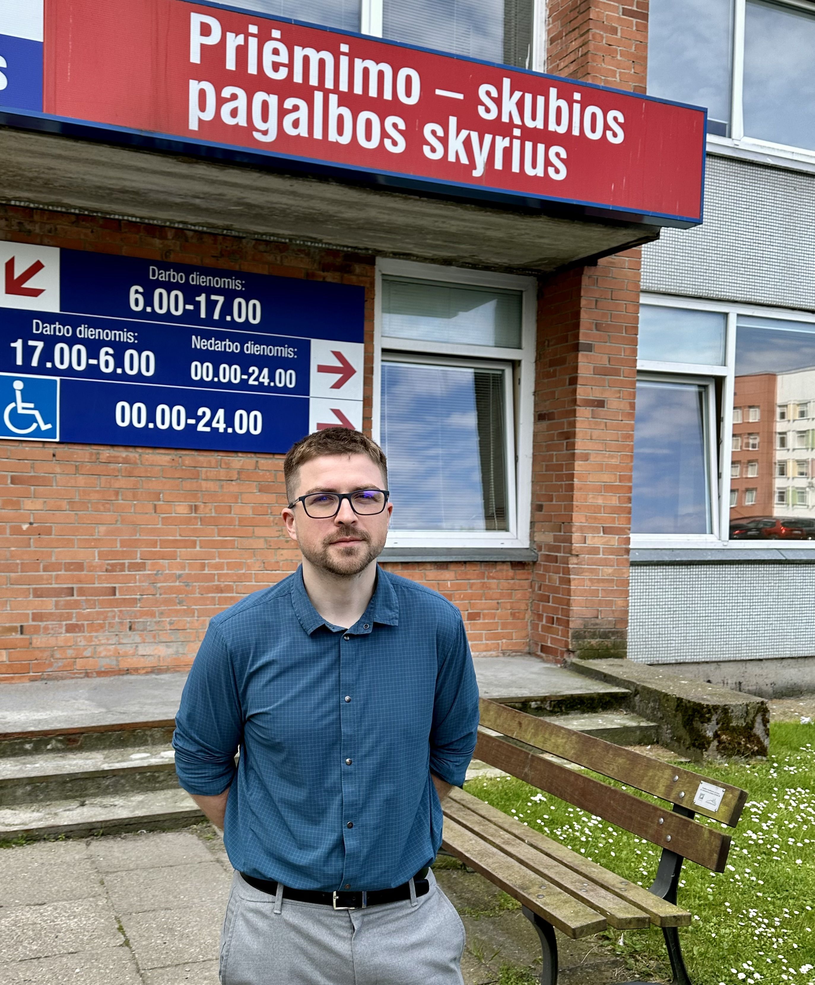 KUL skubios pagalbos koordinatorius Marius Ellikas.