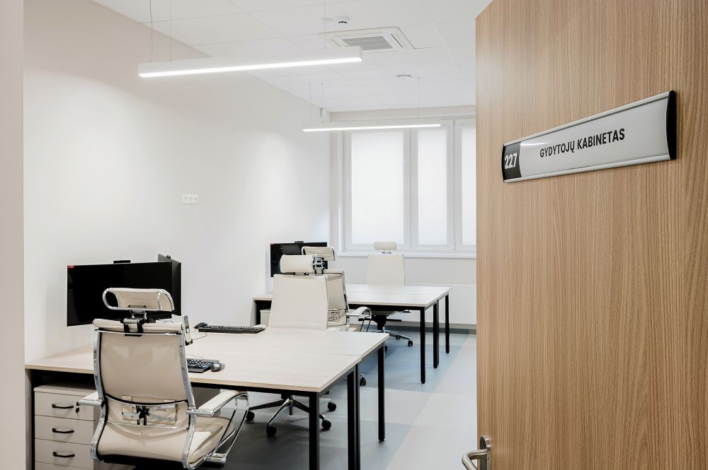 LSMU Kauno ligoninės Ortopedijos traumatologijos klinikos gydytojų kabinetas