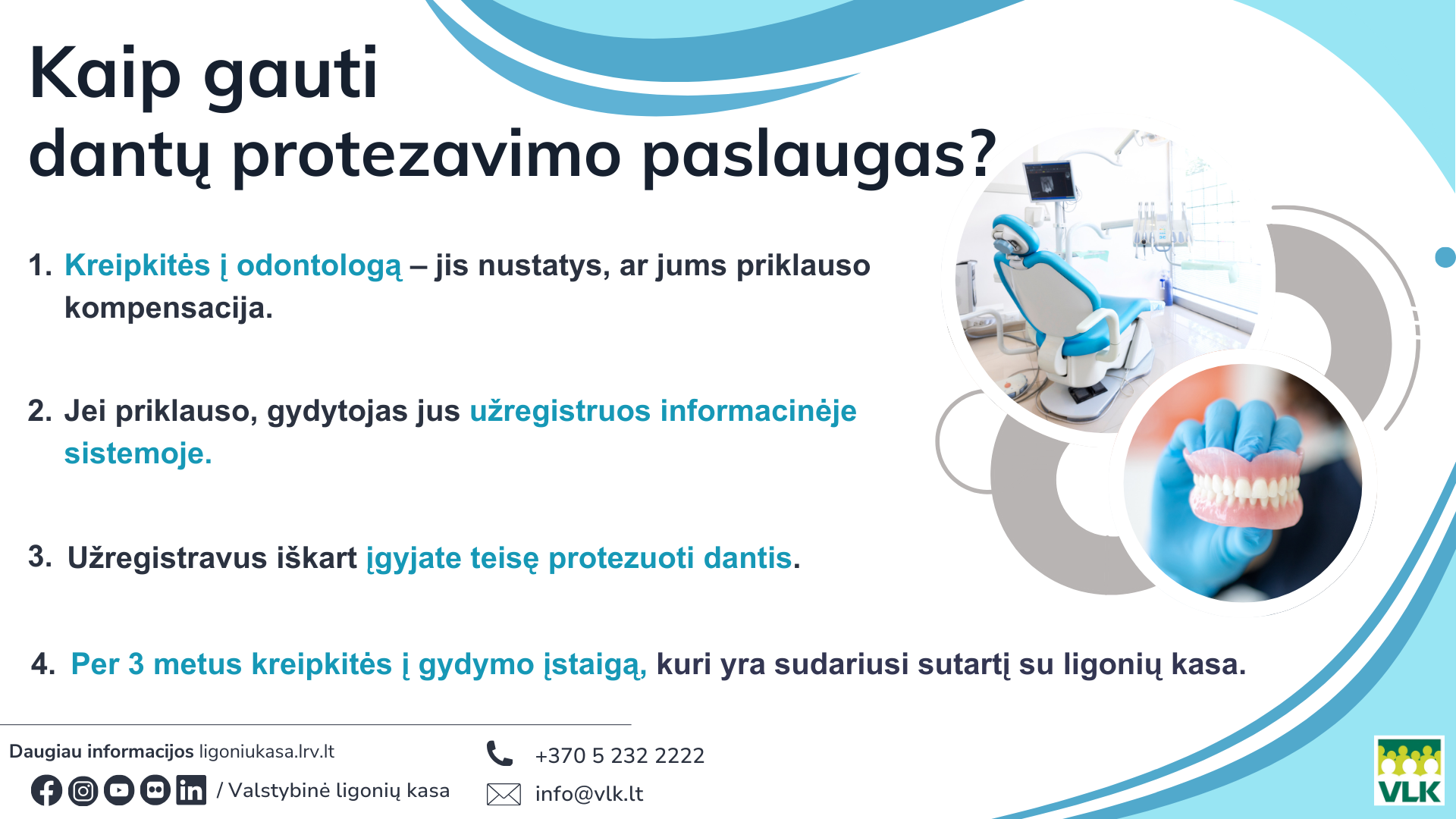 Kaip gauti dantų protezavimo paslaugas