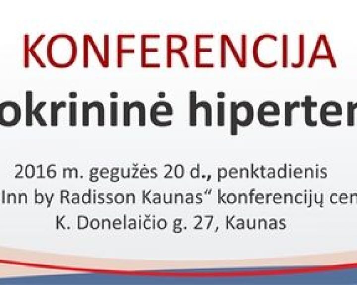 Konferencija „Endokrininė hipertenzija“