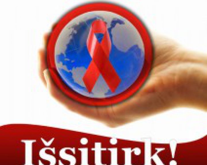 AIDS dienos šūkis – nulis naujų ŽIV užsikrėtimų!