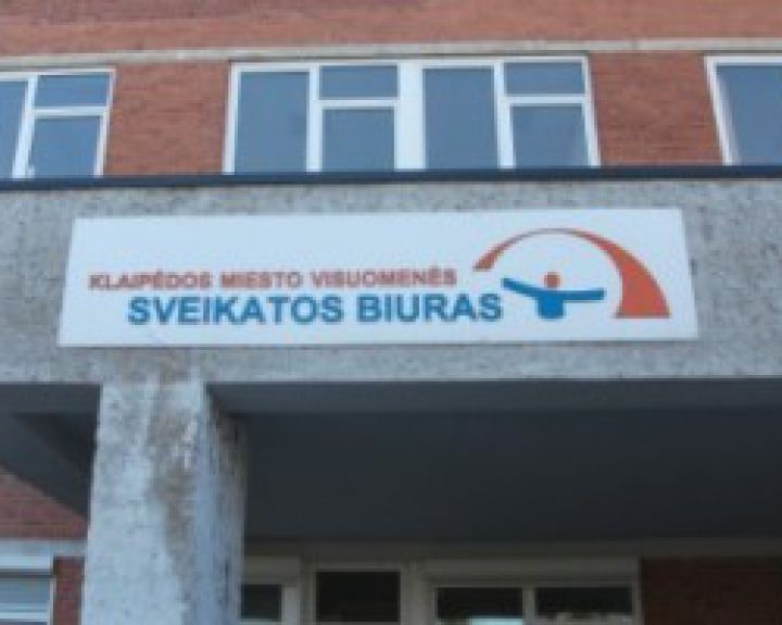 Beveik baigtas remontuoti Klaipėdos miesto visuomenės sveikatos biuras