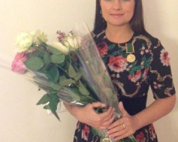 Agnei Zuokienei įteiktas auksinis santarvės medalis