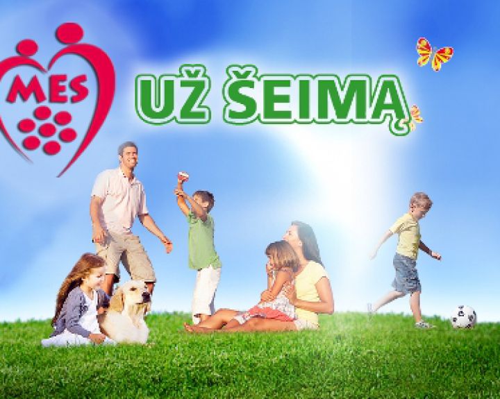 Daugiavaikės šeimos penktą kartą kviečiamos dalyvauti konkurse „Metų gausi šeima“