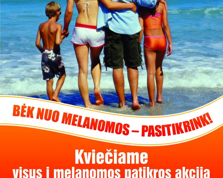Uostamiestyje – nemokama patikra dėl melanomos