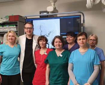 Vainikinės arterijos stentuotos COVID-19 sergančiam pacientui