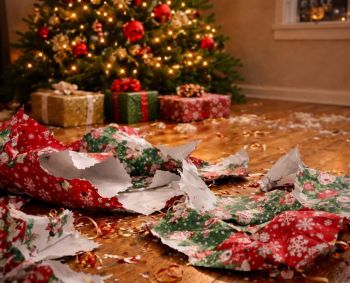 Kur išmesti dirbtinę eglutę ir kodėl perdirbti netinka blizgus popierius?