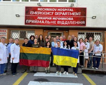 Iš misijos Ukrainoje sugrįžo Kauno klinikų medikų ir slaugytojų komanda