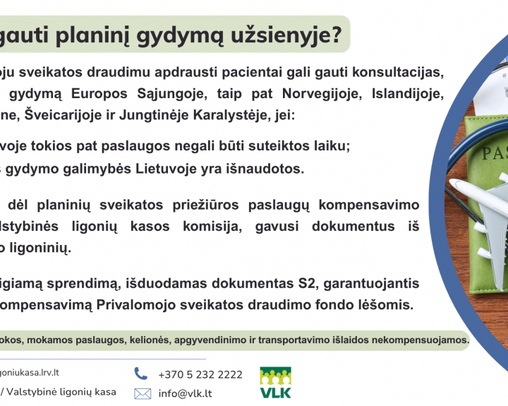 Gydymas užsienyje: kada Lietuvos pacientai siunčiami į kitas šalis ir kas už tai moka?