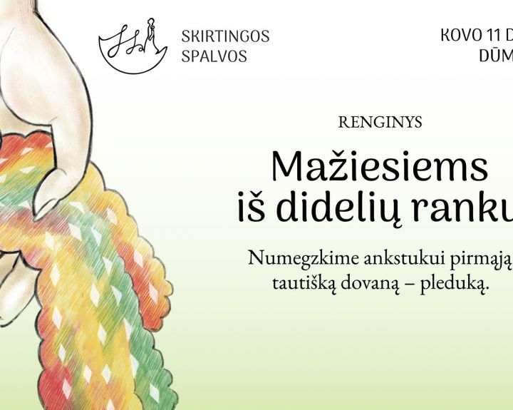 Iniciatyva „Skirtingos spalvos“ kviečia ankstukams numegzti pledukus