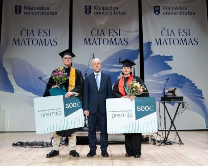Klaipėdos universiteto ligoninė įsteigė vardines premijas studentams