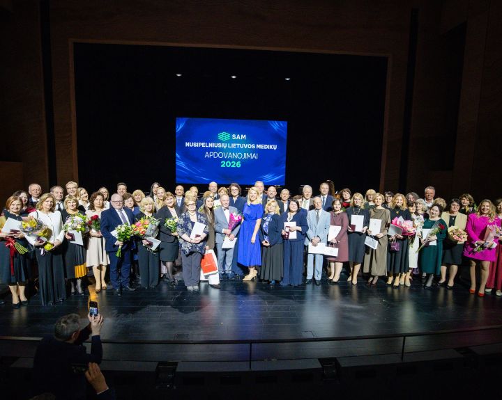 Pagerbti nusipelnę medicinos darbuotojai