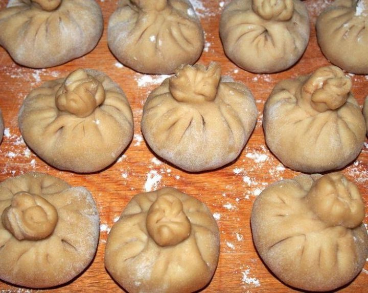 Vegetariškieji Tibeto "momo"