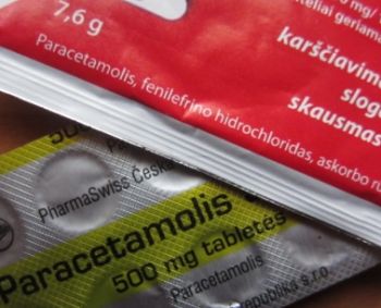 Paracetamolį bei jo turinčius vaistus vartokite atsakingai – galima lengvai apsinuodyti