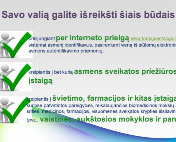 Keičiasi donorų inkstų paskirstymo tvarka 
