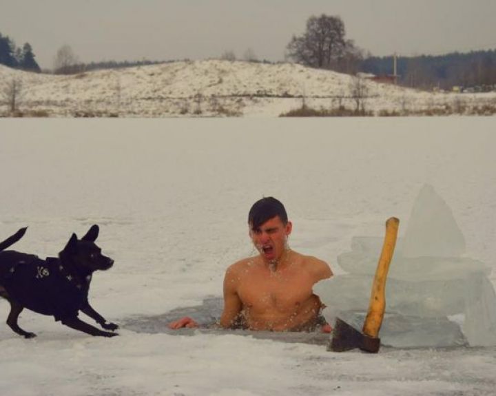 Po blaivių Naujųjų metų – šuolis į ledinę eketę